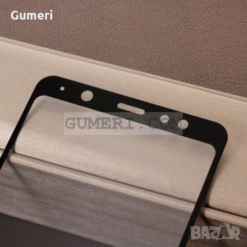 Samsung Galaxy A6+ (2018) - Стъклен Протектор за Целия Екран - Full Glue, снимка 3 - Фолия, протектори - 34447554