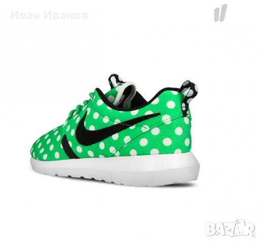 маратонки  Nike Roshe NM QS Polka Dot Pack Green номер 43,5-44, снимка 4 - Маратонки - 37443271