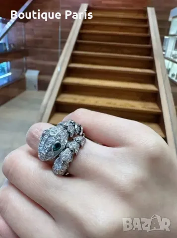 Bvlgari Serpenti пръстен, снимка 3 - Пръстени - 49966174