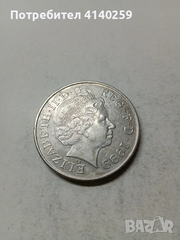 ВЕЛИКОБРИТАНИЯ МОНЕТА , снимка 2 - Нумизматика и бонистика - 53932408