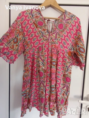  Shein шарена рокля , снимка 2 - Рокли - 50753804