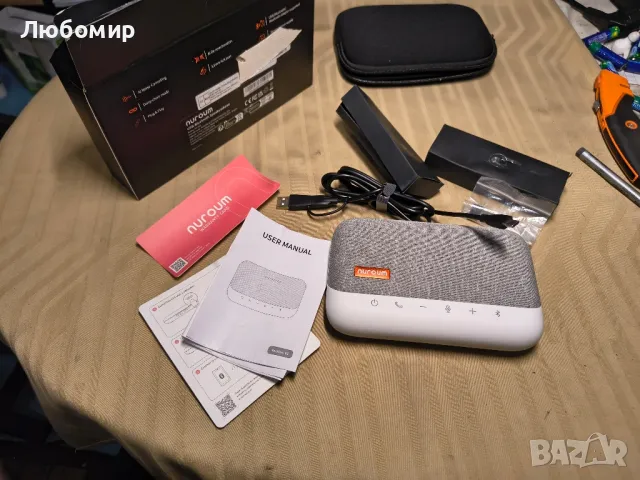 NUROUM A15 Bluetooth конферентен високоговорител и микрофон, подобрено 360° гласово улавяне

, снимка 3 - Bluetooth тонколони - 50056228