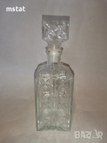 Стъклени гарафи, ваза и дамаджана, снимка 4 - Други ценни предмети - 53944943