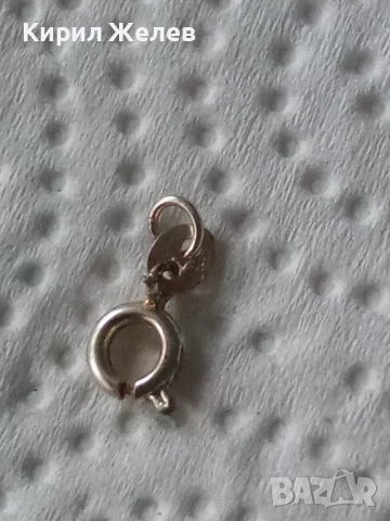 Сребърна карабинка закопчалка 50914