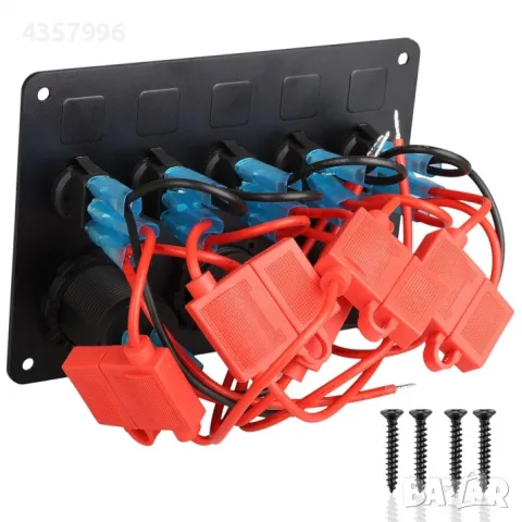 Панел за вграждане, 2 USB, зарядно 4.2А с 12V за кола камион и др., снимка 2 - Аксесоари и консумативи - 48787475