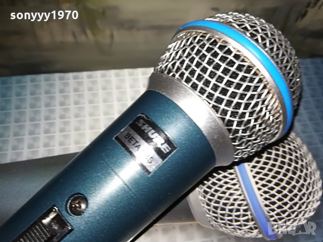 shure комплект-beta sm58s-внос швеицария, снимка 2 - Микрофони - 29088255