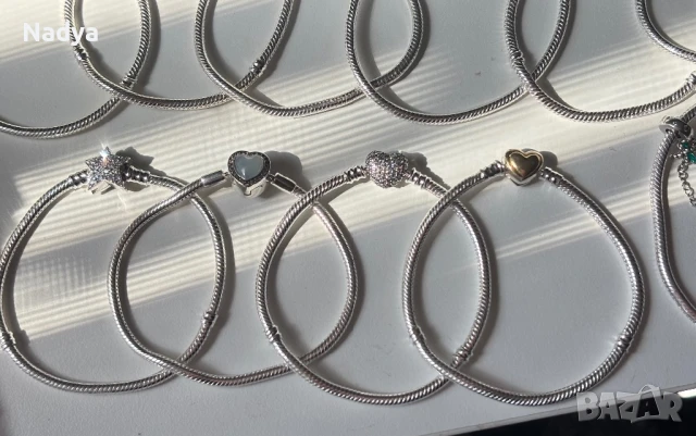 Гривни и талисмани Пандора S925 , снимка 5 - Гривни - 50947333