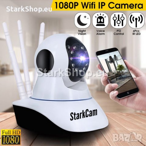  Безжична WiFi камера за видеонаблюдение с три антени