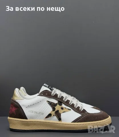 Golden Goose Дамски Маратонки С Кафяв Велур И Леопардова Звезда👟Дамски Спортни Обувки Код E110, снимка 7 - Маратонки - 55795687