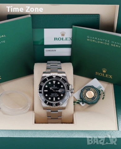 Rolex Submariner 41mm Black Steel Ceramic Automatic Различни Варианти, снимка 2 - Мъжки - 54072254