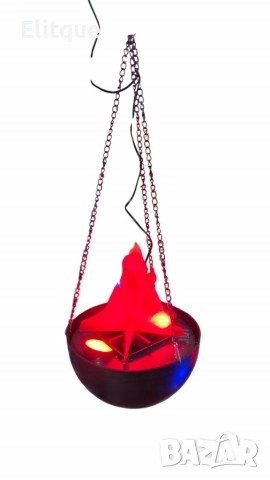 Декоративна окачена електрическа камина с реалистичен LED пламък, снимка 4 - Декорация за дома - 52832913