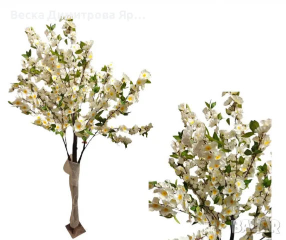 Декоративно дръвче, черешов цвят, 170см, снимка 4 - Декорация за дома - 49813005