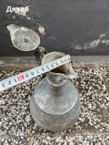 Стар меден ибрик над 100 годишен , снимка 3 - Антикварни и старинни предмети - 53922069
