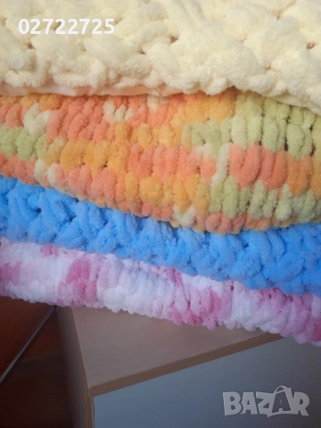 плетено одеало, снимка 2 - Спално бельо и завивки - 51652303