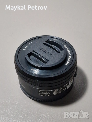 Обектив Sony SELP1650 E PZ 16-50mm f/3.5-5.6 OSS, снимка 4 - Обективи и филтри - 53304456