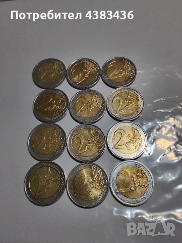 монети от 2 евро, снимка 2 - Нумизматика и бонистика - 54306047