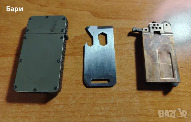 Военна бензинова запалка Savanna Bronica с инструмент за оцеляване, снимка 3 - Антикварни и старинни предмети - 48787498