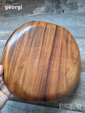 дървено махагоново плато поднос ордьовър 8/2, снимка 3 - Аксесоари за кухня - 52833342