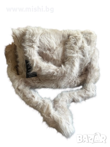 Дамска чанта plush бежово, снимка 2 - Чанти - 52730344