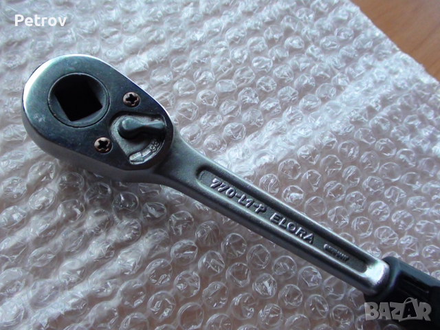 ELORA 770-L1-P - MADE IN GERMANY - 1/2" ПРОФЕСИОНАЛНА ВИСОКОКАЧЕСТВЕННА Тресчотка / ORIGINAL/GERMANY, снимка 6 - Гедорета - 44643916
