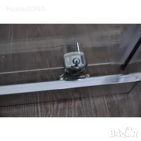 Параван за баня ELITE R, 160-180х190 см, прозрачно стъкло, хром, снимка 5 - Паравани - 49371235