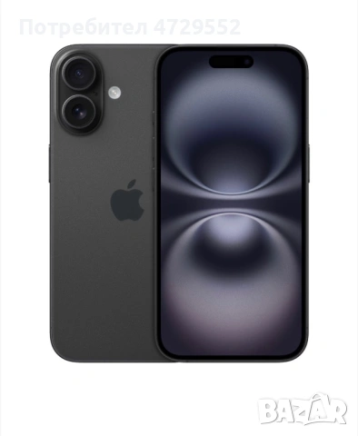 Смартфон Apple iPhone 16, 128GB, 5G, Black, снимка 2 - Apple iPhone - 53379200
