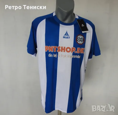Тениска Gentofte — Домакински (Select #24) Select — Мъже размер L Синьо