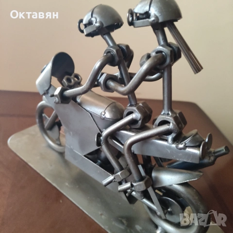 Метална скулптура, колекционерска, снимка 3 - Колекции - 53273060