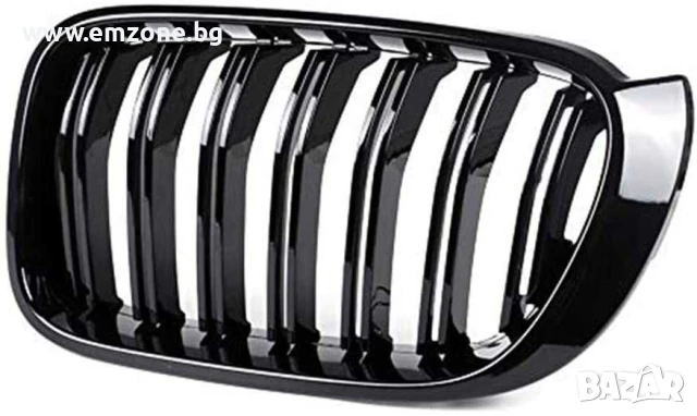 Двойни M Бъбреци Решетки за BMW X3 X4 F25 F26 БМВ Черен Гланц 2010-2014, снимка 5 - Аксесоари и консумативи - 50558977