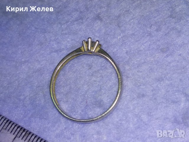 ФИН СРЕБЪРЕН СКЪПОЦЕНЕН ПРЪСТЕН Тип ГОДЕЖЕН СРЕБРО 925 с ЮВЕЛИРНО ФАСЕТИРАН ЦИРКОНИЙ 40008, снимка 8 - Пръстени - 42787817
