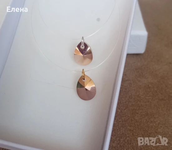 Колиета на корда с кристали , снимка 4 - Колиета, медальони, синджири - 51129881