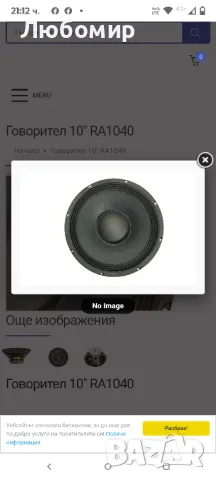 Говорител 10" RA10