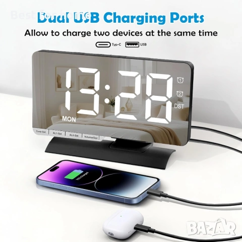 Sukeen цифров будилник, снимка 5 - Друга електроника - 54125210