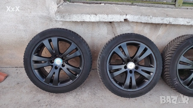 Оригинални джанти с гуми Mercedes 5x112 17", снимка 5 - Гуми и джанти - 54230457