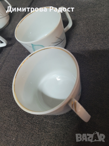 Порцеланов сервиз за чай! Състояние ново! , снимка 5 - Сервизи - 44693689