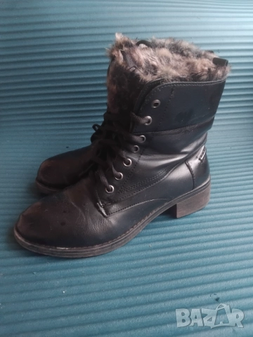 Дамски боти / ботуши с топла подплата, 38 номер , снимка 3 - Дамски ботуши - 52356088