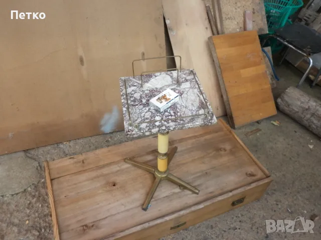 Масивна масичка камък НРБ, снимка 2 - Антикварни и старинни предмети - 49204762