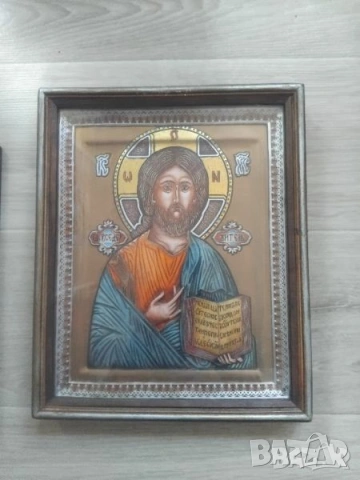 ХОРУГВА НА СВЕТИ МИНА И ДРУГИ ИКОНИ, снимка 8 - Икони - 50037729