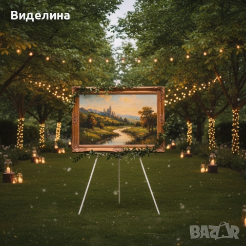 Дървен статив за картини 63″ , VISWIN, снимка 4 - Картини - 51971638