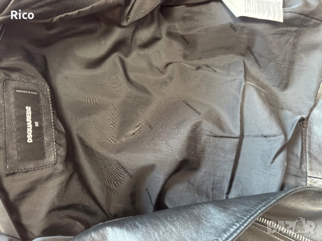 Biker Leather Jacket Dsquared2!, снимка 8 - Якета - 50023538