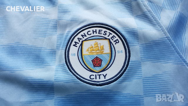 NIKE MANCHESTER CITY Размер 8-10 г. / 128-137 см ръст детска тениска 38-49, снимка 5 - Детски тениски и потници - 37177991