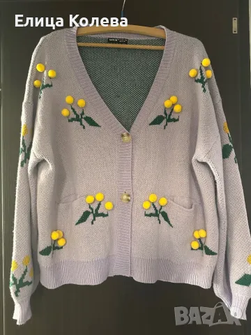 Лилава жилетка на Shein