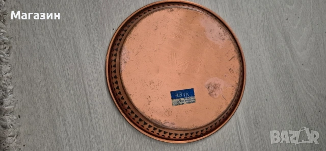 Меден поднос , снимка 5 - Антикварни и старинни предмети - 53199003