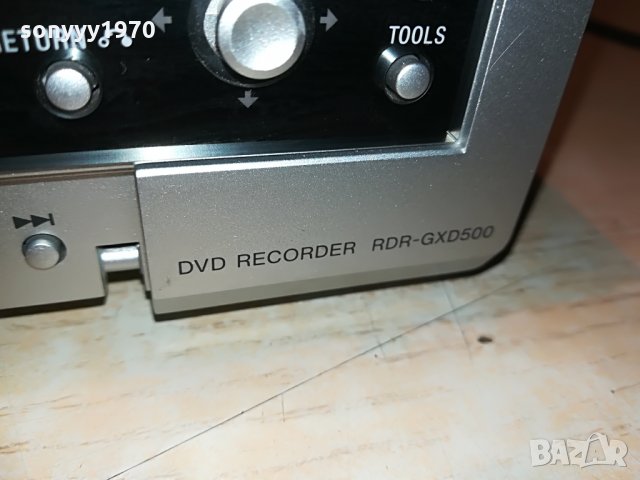 sony rdr-gxd500 dvd recorder-made in japan, снимка 9 - Ресийвъри, усилватели, смесителни пултове - 29086493