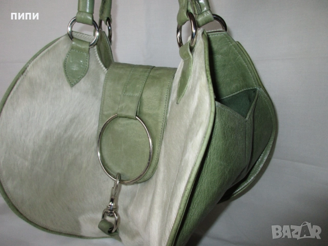 ЕСТЕСТВЕНА КОЖА дамска бутикова чанта, снимка 9 - Чанти - 52244762