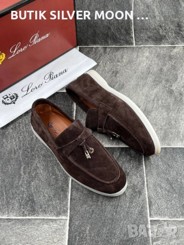 Мъжки Обувки -Естествена Кожа ✨LORO PIANA , снимка 6 - Ежедневни обувки - 51473586