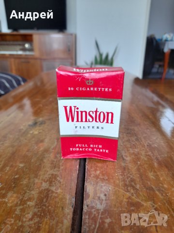 Стара кутия от цигари Winston, снимка 1 - Други ценни предмети - 39578961