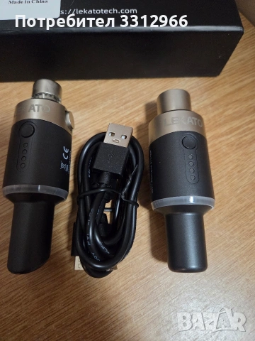 Безжична микрофонна система Lekato MW-1, снимка 3 - Аудиосистеми - 53892419