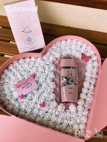 Кутия сърце с розова Яра, подходящ подарък за всяка жена