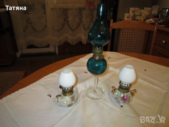 Керамични  настолни лампи , комплект кер.съдове ,обшити с ратани свещници, снимка 14 - Декорация за дома - 32097728